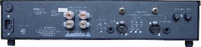 Задняя панель усилителя Neva Audio серии Studio